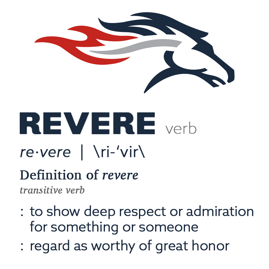 Revere: to show deep respect or admiration for something or someone